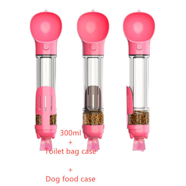 Pet Water Bottle Feeder Bowl Garbage Bag Storage Portable Pet Outdoor Travel 3 In 1 Dog Water Bottle - Image 8