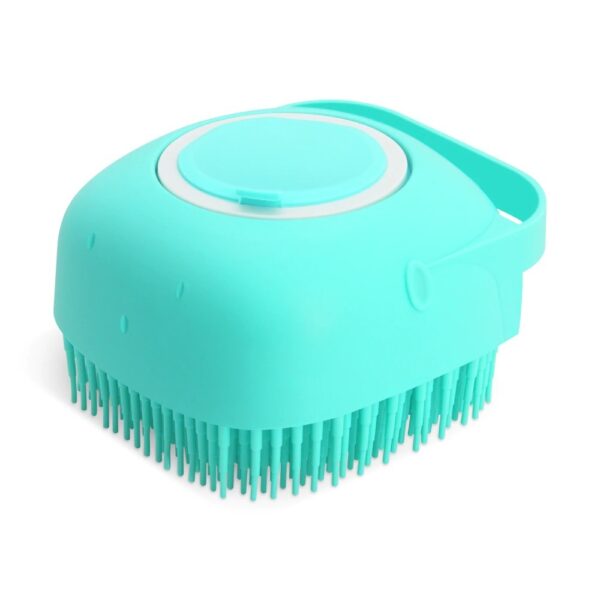 Pet Dog Shampoo Massager Brush Cat Massage Comb Grooming Scrubber Shower Brush For Bathing Short Hair Soft Silicone Brushes - Image 2