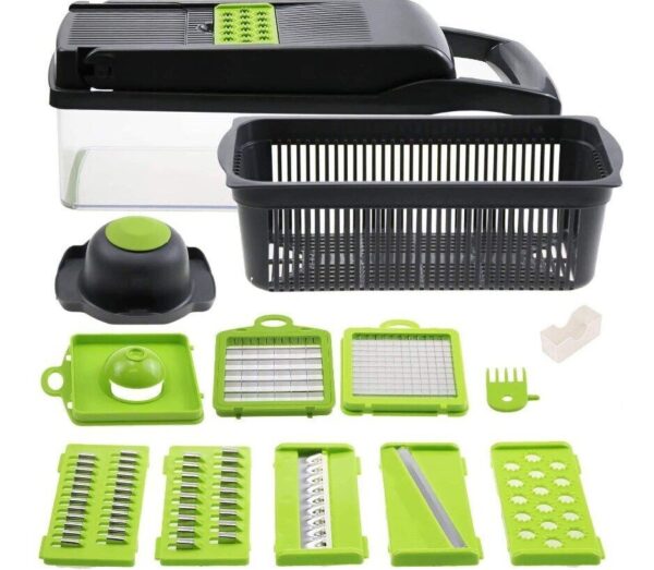 15 In 1 Vegetable Chopper, Salad Fruit Vegetable Food Chopper Slicer Peeler - Image 5