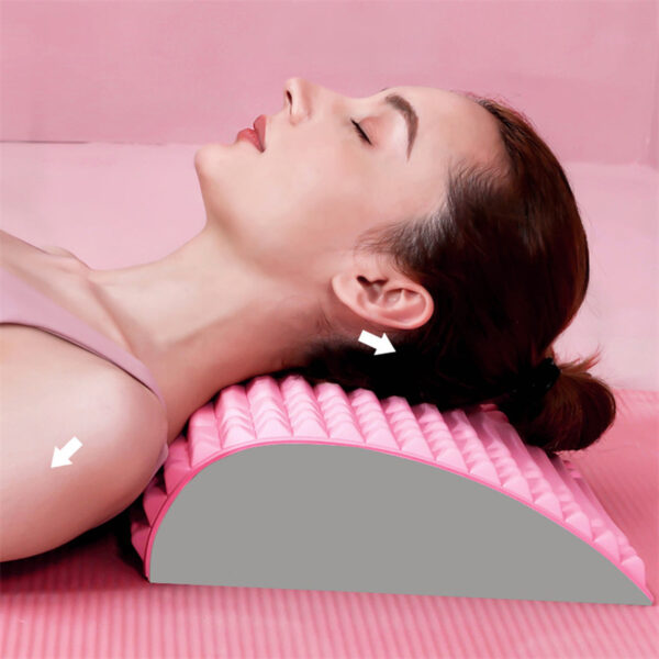 Back Stretcher Pillow Neck Lumbar Support Massager For Neck Waist Back Sciatica Herniated Disc Pain Relief Massage Relaxation - Image 4