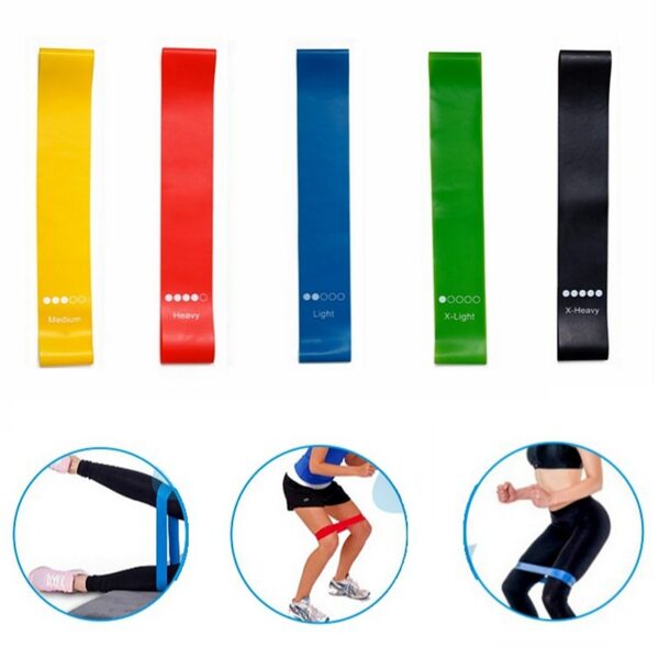 Yoga Resistance Rubber Bands Indoor Outdoor Fitness Equipment 0.35mm-1.1mm Pilates Sport Training Workout Elastic Bands - Image 8