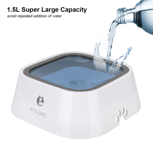 1.5L Cat Dog Water Bowl Carried Floating Bowl Anti-Overflow Slow Water Feeder Dispenser Pet Fountain ABS&PP Dog Supplies - Image 7