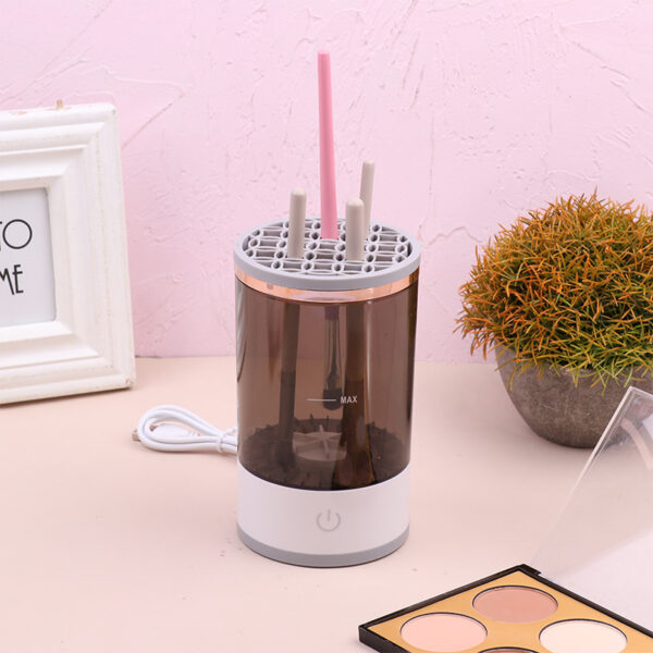 Women Eye Shadow Brush Cleaning Tool Portable Electric Makeup Brush Cleaner Machine With USB Charging Automatic Cosmetic Brush - Image 8