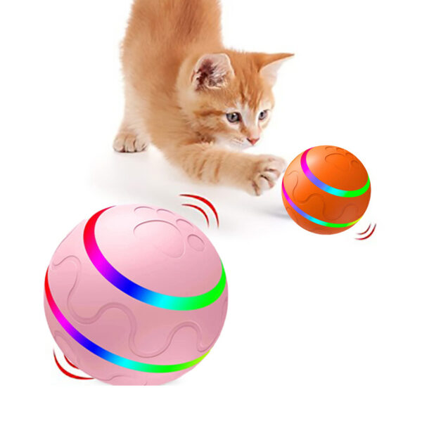 Pet New Cat Wicked Ball Toy Intelligent Ball USB Cat Toys Self Rotating Ball Automatic Rotation Ball - Image 5