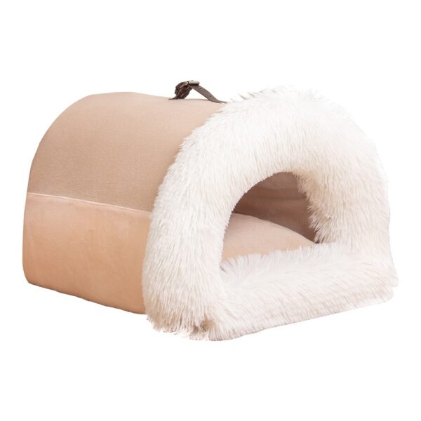 New Splice Portable Pet Nest Portable Autumn And Winter Warm Dog Nest Moisture-proof Long Fur Cat Nest Cross Border Pet Nest - Image 3