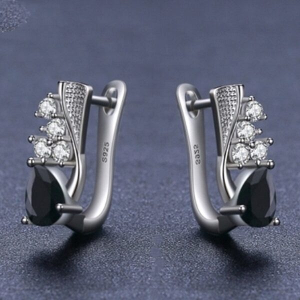 Korean Style Creative Drop-shaped Earrings Micro Rhinestone - Image 5