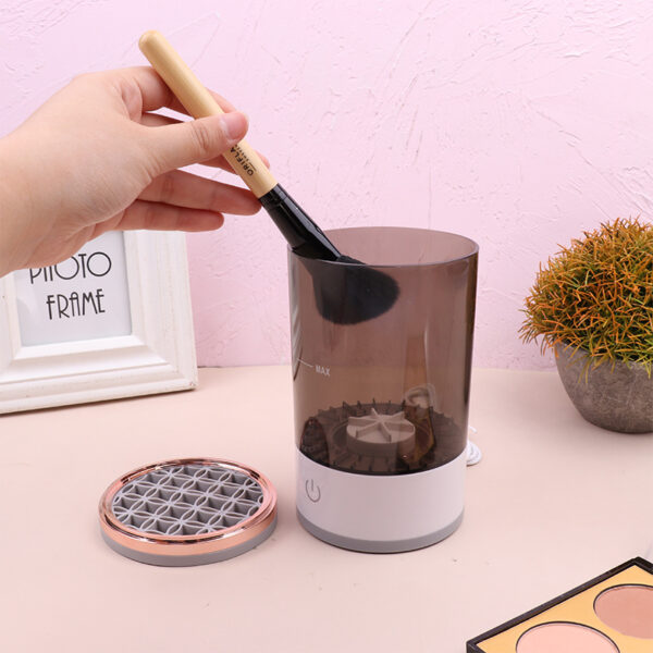 Women Eye Shadow Brush Cleaning Tool Portable Electric Makeup Brush Cleaner Machine With USB Charging Automatic Cosmetic Brush - Image 7